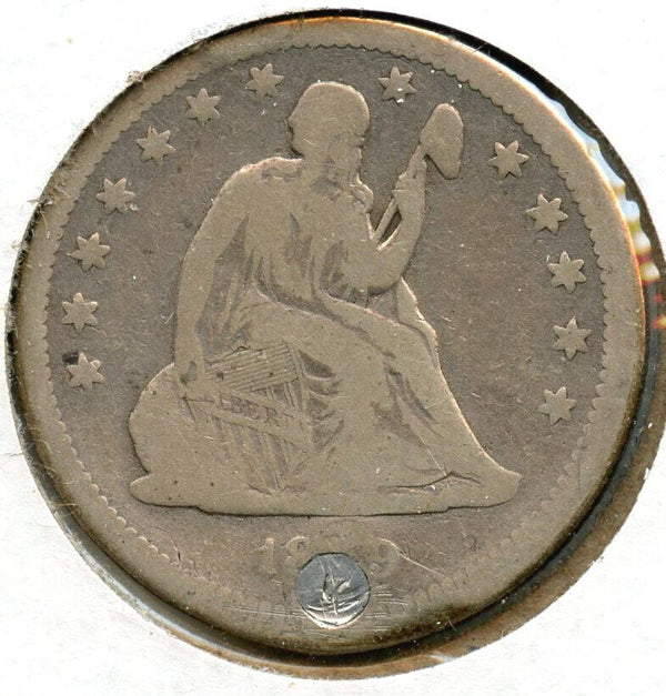 Seated Liberty Silver Quarter - Cull Coin - CC328
