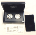 2013 American Eagle Silver 2-Coin Silver Set -Includes CoA and Box -DM563