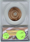 1792 Liberty Token ANACS MS69 Silver Center Chain Cent Design Medal - B514