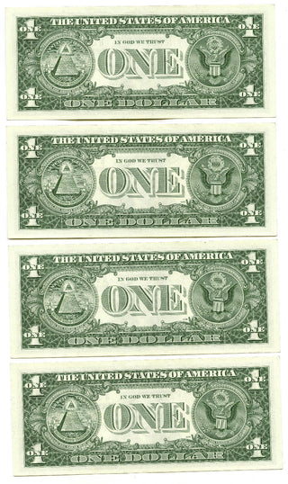 Serial Run 1957-B $1 Silver Certificate GEM Consecutive (13) Currency Notes C752