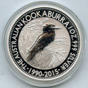 1990 - 2015 Australia Kookaburra 999 Silver 1 oz $1 Coin Dollar ounce - A216