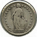 1911-B Switzerland Silver Coin 1 Franc - Helvetia - A378