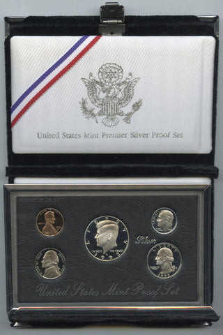 1992 Premier Silver Proof Set - United States Mint - B613