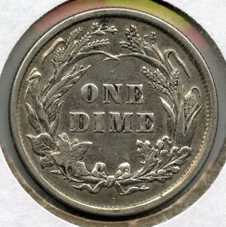 1892 Barber Silver Dime - Philadelphia Mint - E326