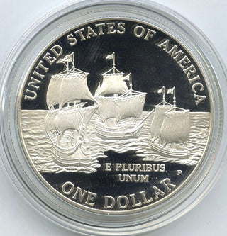2007 Founding Jamestown Proof Silver Dollar US Mint $1 Commemorative Coin - G984