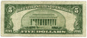1934-D $5 Federal Reserve Note - Chicago Illinois Bank Currency - B88