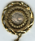 1936 Buffalo Nickel Indian Head Coin & Bezel Necklace Pendant Chain - A261