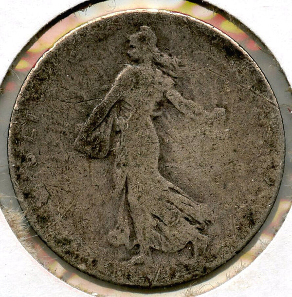 1898 France Coin 50 Centimes - French Liberte Egalite Fraternite - CC789