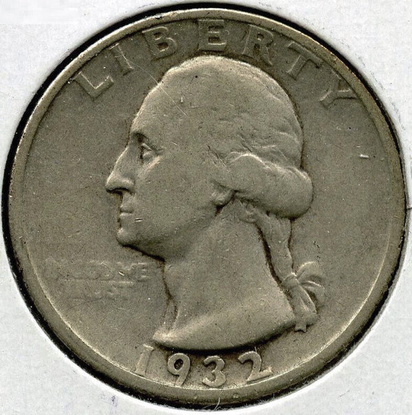 1932-D Washington Silver Quarter - Denver Mint - E312