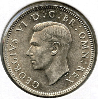 1934 Great Britain Silver Coin - One Shilling - King George VI - G394