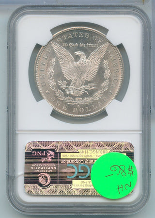 1880-S Silver Morgan Dollar $1 NGC MS63 San Francisco Mint - KR630