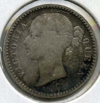 1840 East India Company Coin 1/4 Rupee - Queen Victoria - G348
