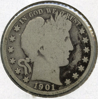 1901-S Barber Silver Half Dollar - San Francisco Mint - A661