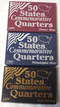 1999 State Quarters (3) Coin Sets - Philadelphia Denver Gold-plated - B484