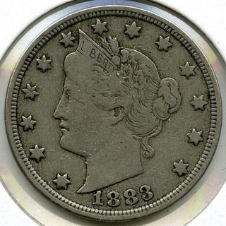 1883 Liberty V Nickel - No Cents - E658