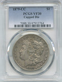 1879-CC Morgan Silver Dollar Capped Die PCGS VF30 Certified - Carson City DN229