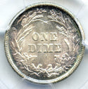 1905 Barber Silver Dime PCGS MS66 Certified Toning Toned - Philadelphia - G700