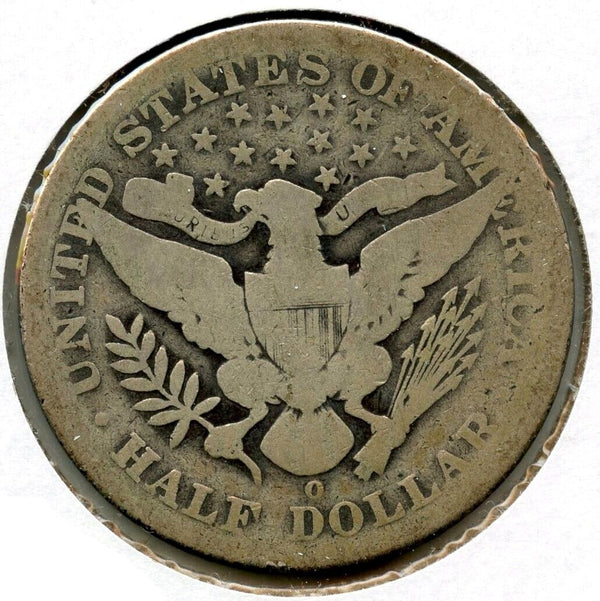 1896-O Barber Silver Half Dollar - New Orleans Mint - BQ851