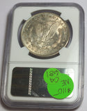 1921 Morgan Silver Dollar NGC MS64 Toning Toned - Philadelphia Mint - CA681