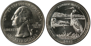 2015-P Bombay Hook Delaware NP ATB 25C Unc Quarter Philadelphia mint 057