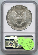 1996 American Eagle 1 oz Silver Dollar NGC MS69 Certified - B711