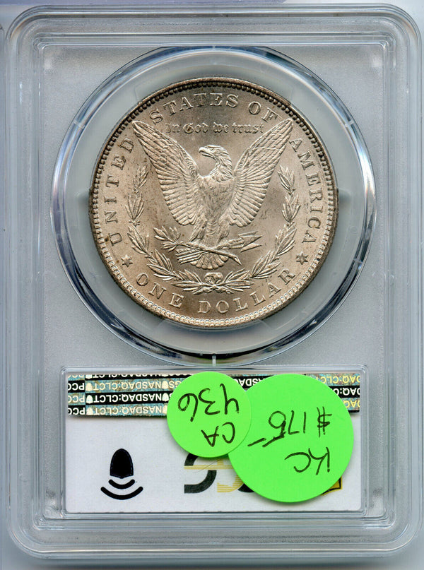 1885 Morgan Silver Dollar PCGS MS64 Certified - Philadelphia Mint - CA436
