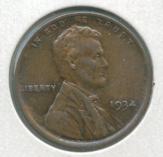 1934 P Lincoln Wheat Cent 1C Philadelphia Mint - ER254