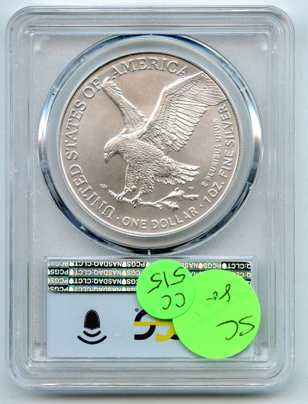 2022 American Eagle 1 oz Silver Dollar PCGS MS70 First Day of Issue Coin - CC515