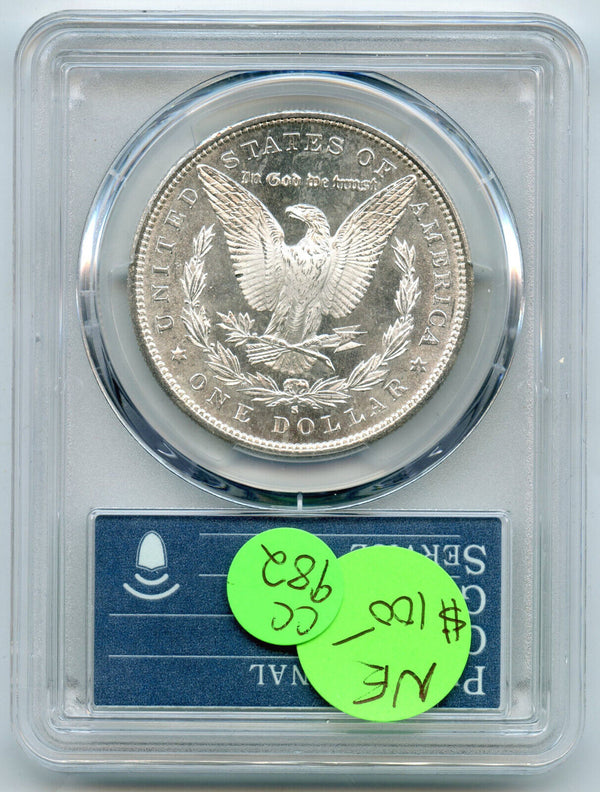 1881-S Morgan Silver Dollar PCGS MS 63 Green Label 35th Anniversary - CC982