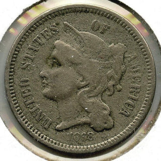 1868 3-Cent Nickel - Three Cents - C676