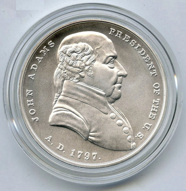 John Adams 999 Silver 1 oz Presidential Medal Round United States Mint - B607