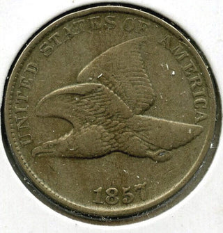 1857 Flying Eagle Cent Penny - H37