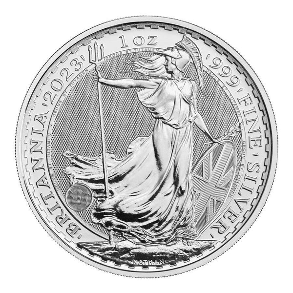 2023 Great Britain Britannia 1 Oz 999 Fine Silver BU Coin King Charles - JP199