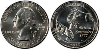 2015-P Saratoga New York National Parks NP ATB 25C Quarter Philadelphia mint 059