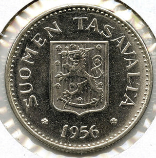 1956-H Finland Silver Coin - 200 Markkaa - Suomen Tasavalta - B01