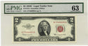 1953-C $2 United States Note PMG 63 Choice Uncirculated Fr 1512 Red Seal - C997