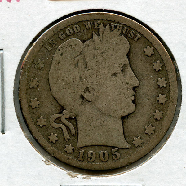 1905-S Barber Silver Quarter - San Francisco Mint - JL784