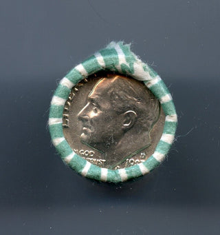 1983-D Roosevelt Dime $5 Roll Uncirculated 10c 50 Coins - JP166