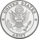 US Army Emblem .999 Silver Art Medal 1 oz Round ounce Bullion LG641