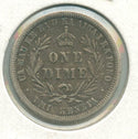 1883 Kingdom of Hawaii 10 Cents - Kalakaua I - ER687