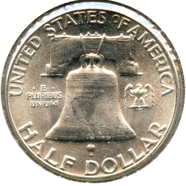 1961 Franklin Silver Half Dollar - Uncirculated - Philadelphia Mint - CC378