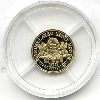 2003 Princess Diana Miniature Gold Art Medal American Mint Round - C920