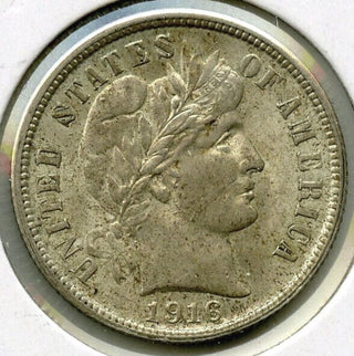 1916 Barber Silver Dime - Philadelphia Mint - G286