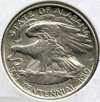 1921 Alabama Centennial Silver Half Dollar - Commemorative Coin - E750