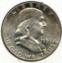 1959 Franklin Silver Half Dollar - Philadelphia Mint - H34