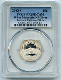 2013-S White Mountain Silver Quarter PCGS PR69DCAM Limited Edition - BX450
