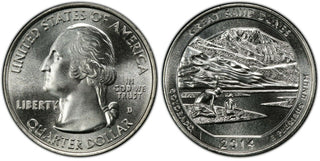 2014-D Great Sand Dunes Colorado NP ATB 25C Unc Quarter Denver mint 048