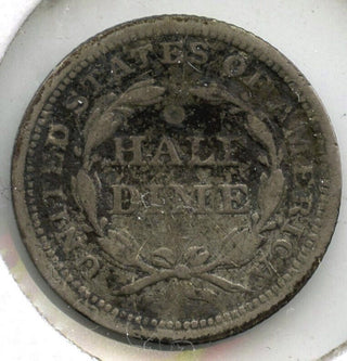 1857 Seated Liberty Half Dime - Philadelphia Mint - E353