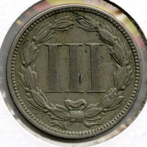 1868 3-Cent Nickel - Three Cents - C401