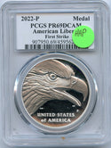 2022 American Liberty Silver Medal PCGS PR69DCAM First Strike Chicago ANA JP023